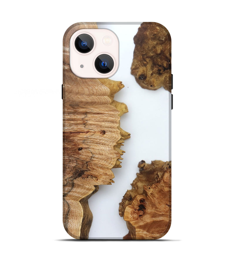 iPhone 13 Wood Live Edge Phone Case - Lylah (Clear, 832689)