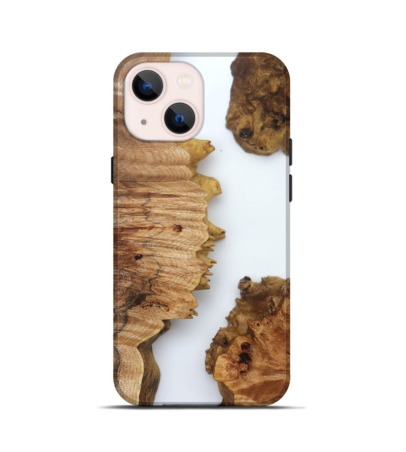 iPhone 13 mini Wood Live Edge Phone Case - Lylah (Clear, 832689)