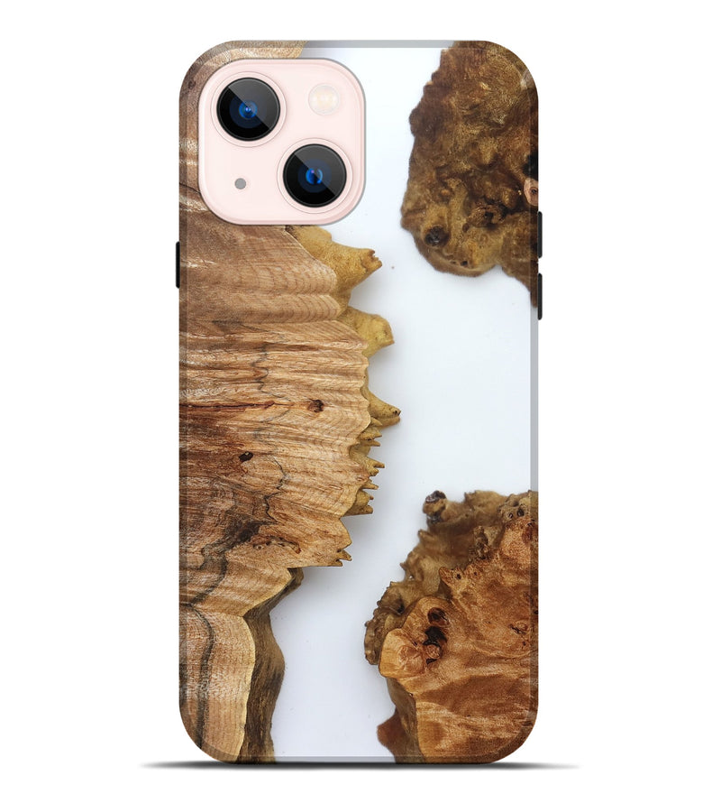 iPhone 14 Plus Wood Live Edge Phone Case - Lylah (Clear, 832689)