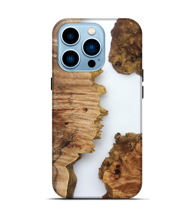 iPhone 14 Pro Wood Live Edge Phone Case - Lylah (Clear, 832689)