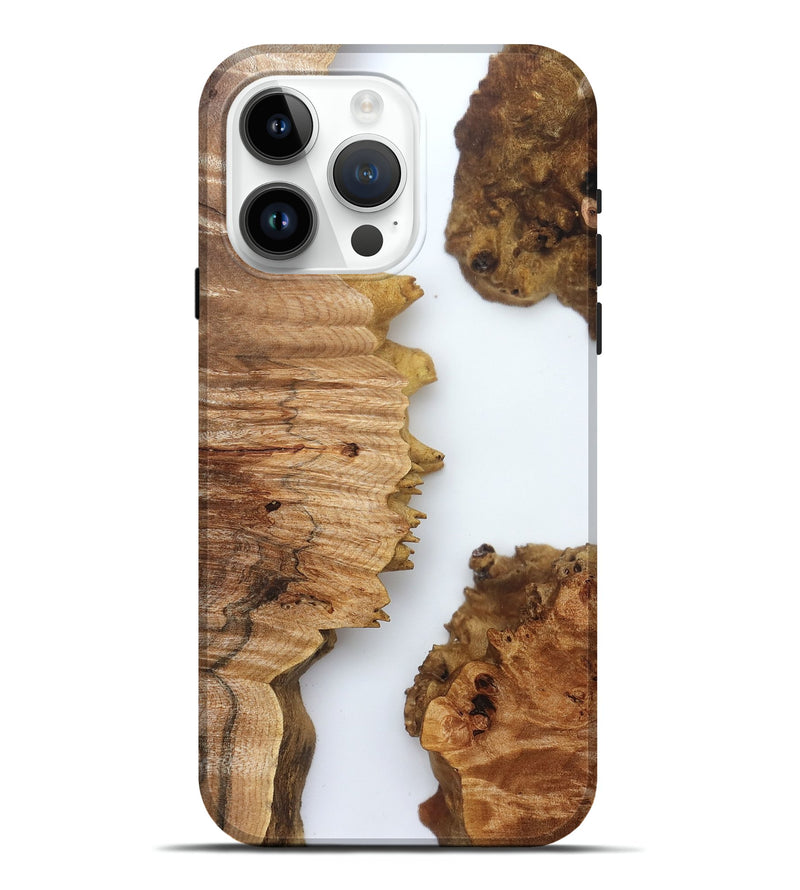 iPhone 15 Pro Max Wood Live Edge Phone Case - Lylah (Clear, 832689)