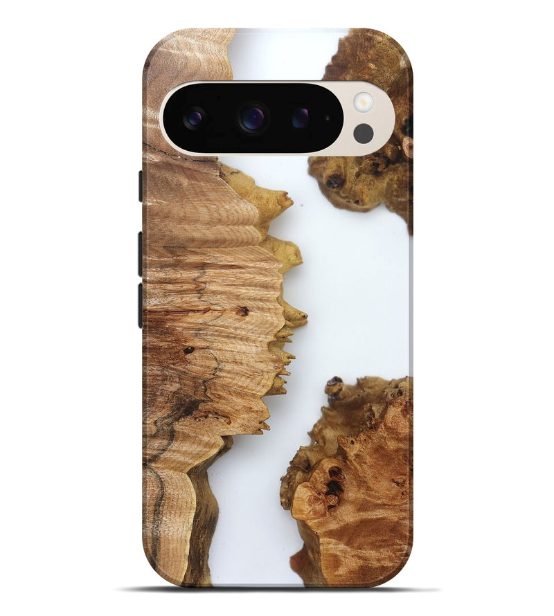 Pixel 9 Pro XL Wood Live Edge Phone Case - Lylah (Clear, 832689)