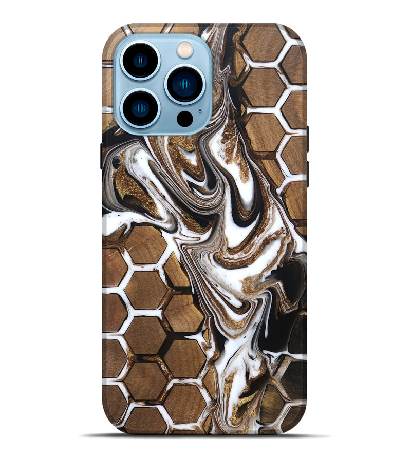 iPhone 14 Pro Max Wood Live Edge Phone Case - Jodi (Pattern, 832691)
