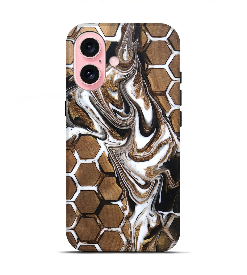 iPhone 16 Wood Live Edge Phone Case - Jodi (Pattern, 832691)