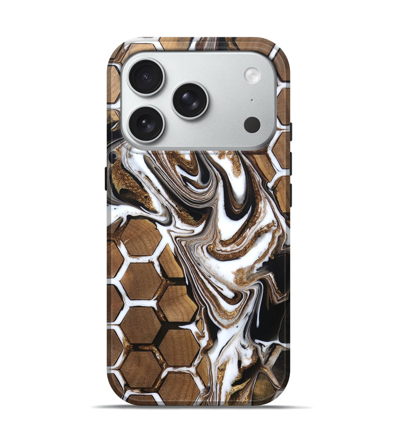 iPhone 18 Pro Wood Live Edge Phone Case - Jodi (Pattern, 832691)