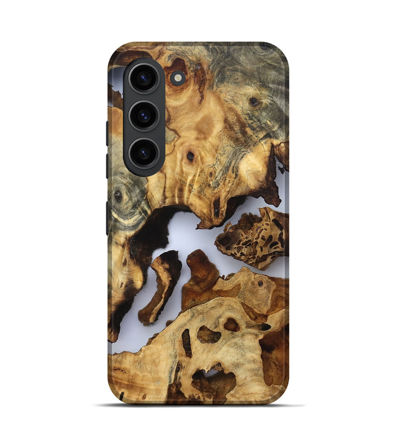 Galaxy S23 Wood Live Edge Phone Case - Moriah (Clear, 832694)