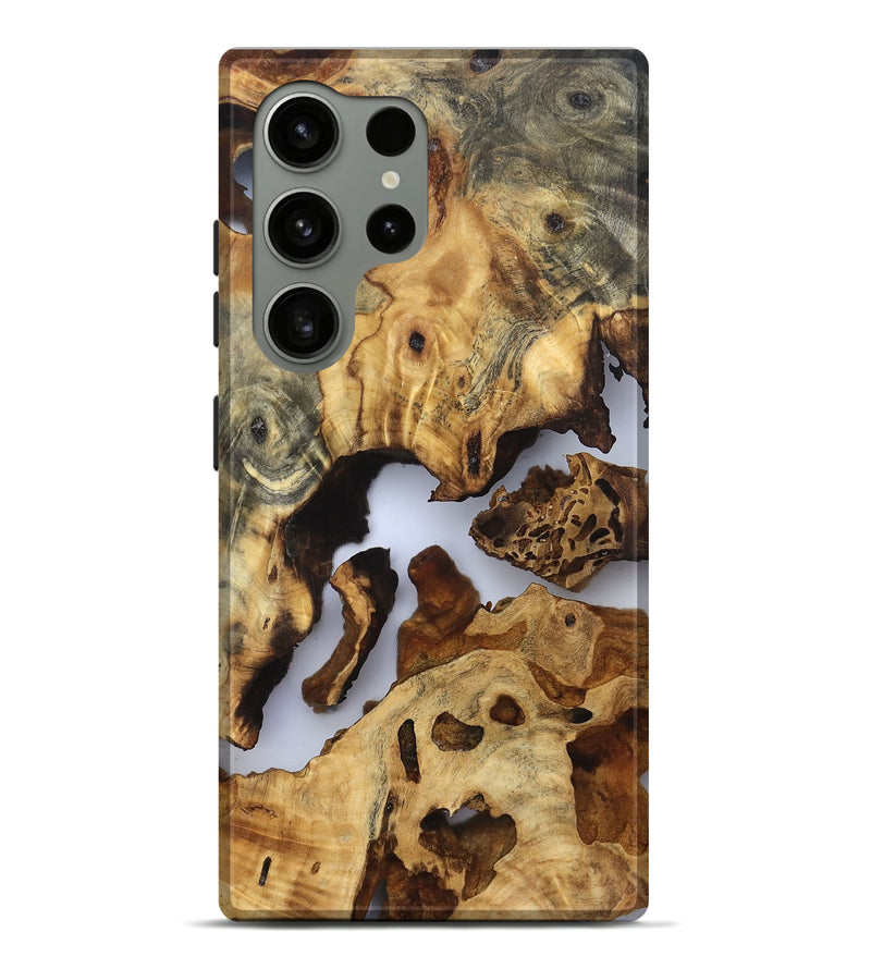 Galaxy S24 Ultra Wood Live Edge Phone Case - Moriah (Clear, 832694)