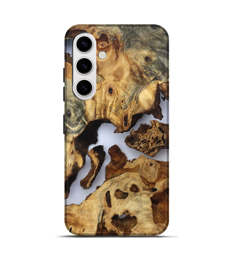 Galaxy S25 Wood Live Edge Phone Case - Moriah (Clear, 832694)