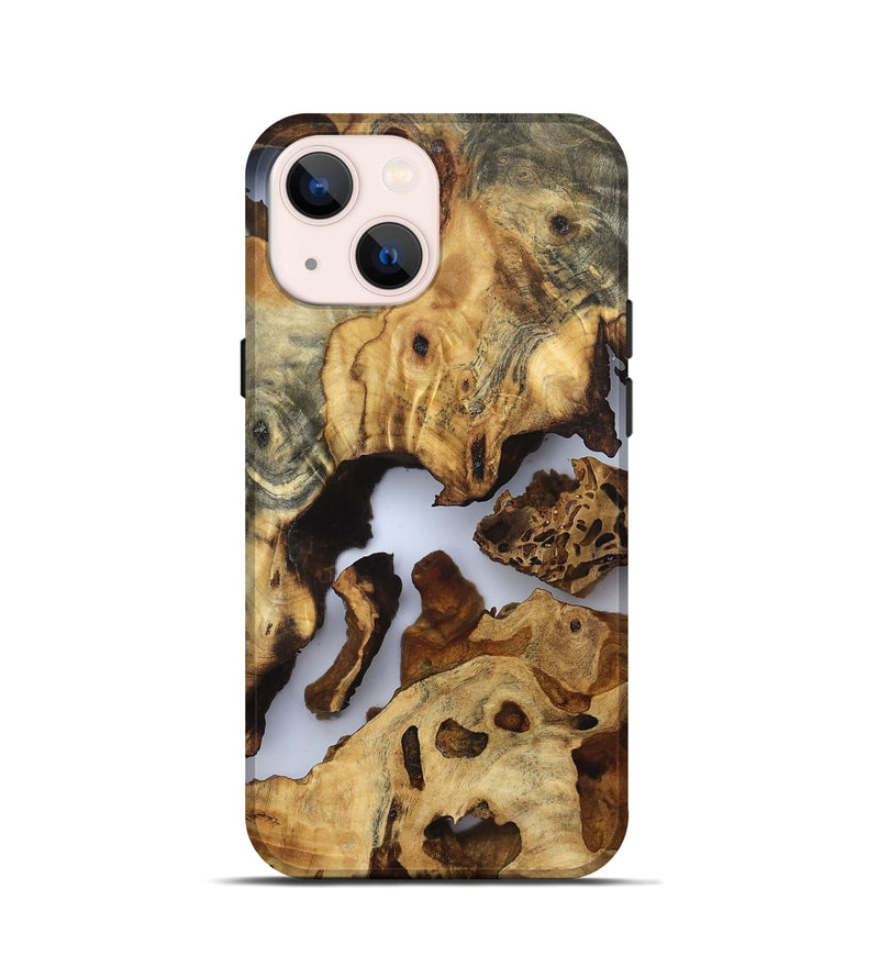 iPhone 13 mini Wood Live Edge Phone Case - Moriah (Clear, 832694)