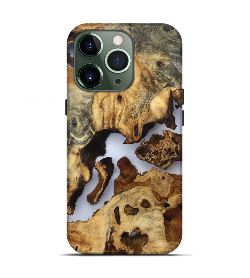 iPhone 13 Pro Wood Live Edge Phone Case - Moriah (Clear, 832694)