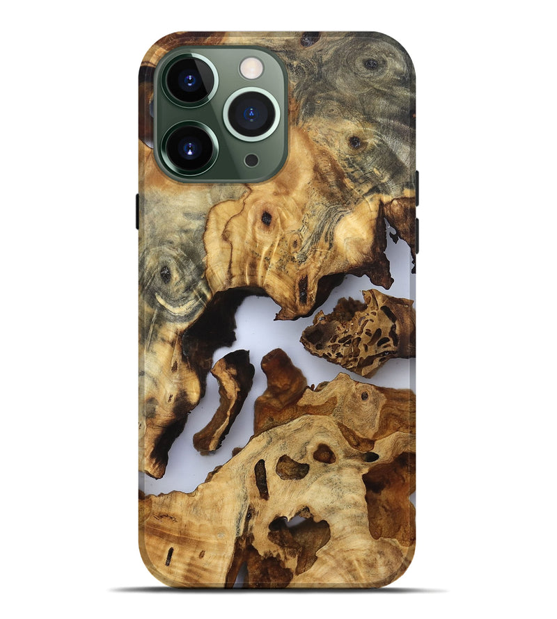 iPhone 13 Pro Max Wood Live Edge Phone Case - Moriah (Clear, 832694)