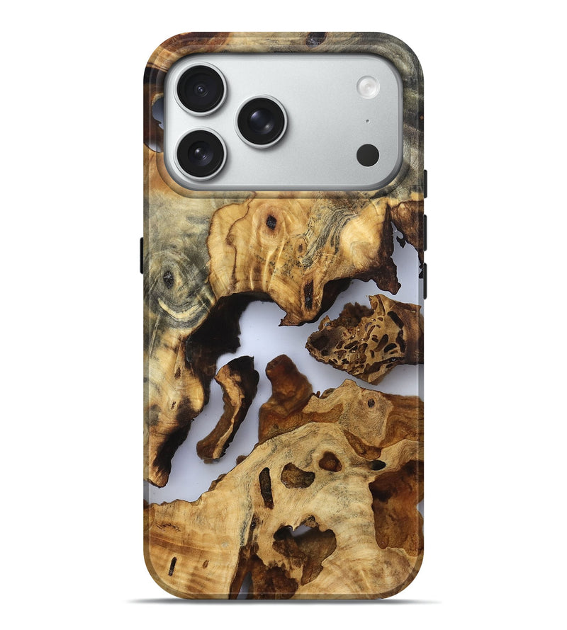 iPhone 18 Pro Max Wood Live Edge Phone Case - Moriah (Clear, 832694)