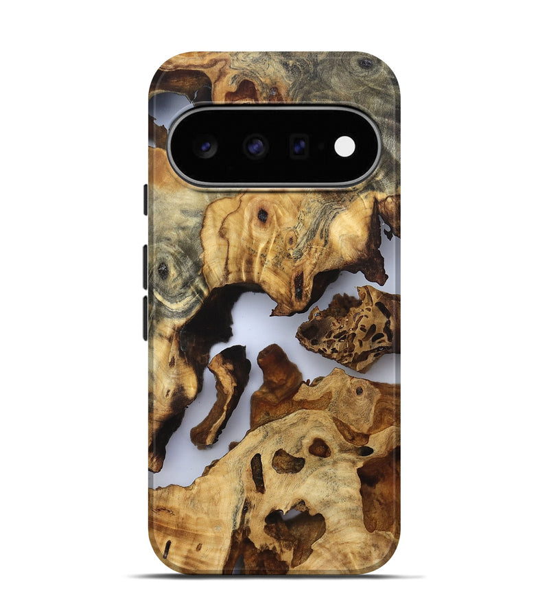 Pixel 11 Pro Wood Live Edge Phone Case - Moriah (Clear, 832694)