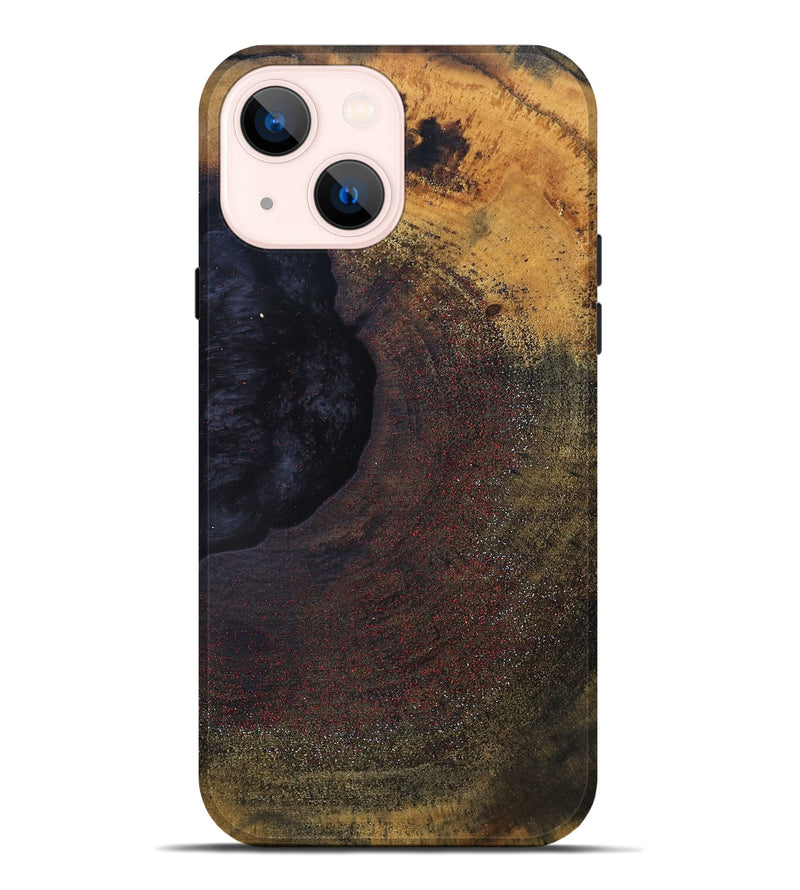 iPhone 14 Plus Wood Live Edge Phone Case - Candice (Solid Wood, 832696)
