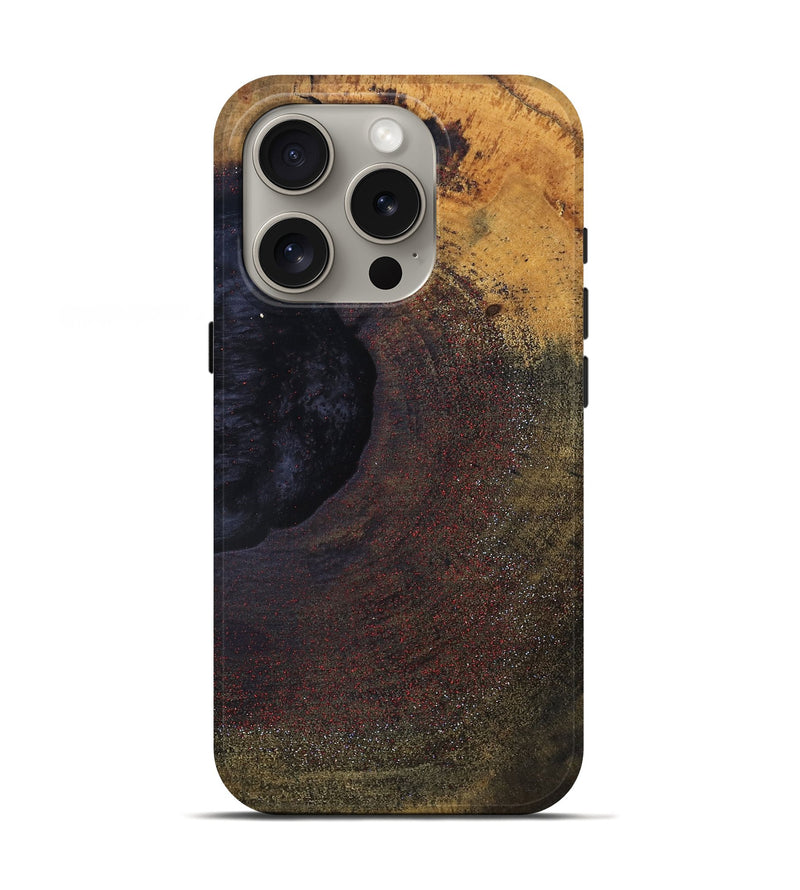 iPhone 16 Pro Wood Live Edge Phone Case - Candice (Solid Wood, 832696)