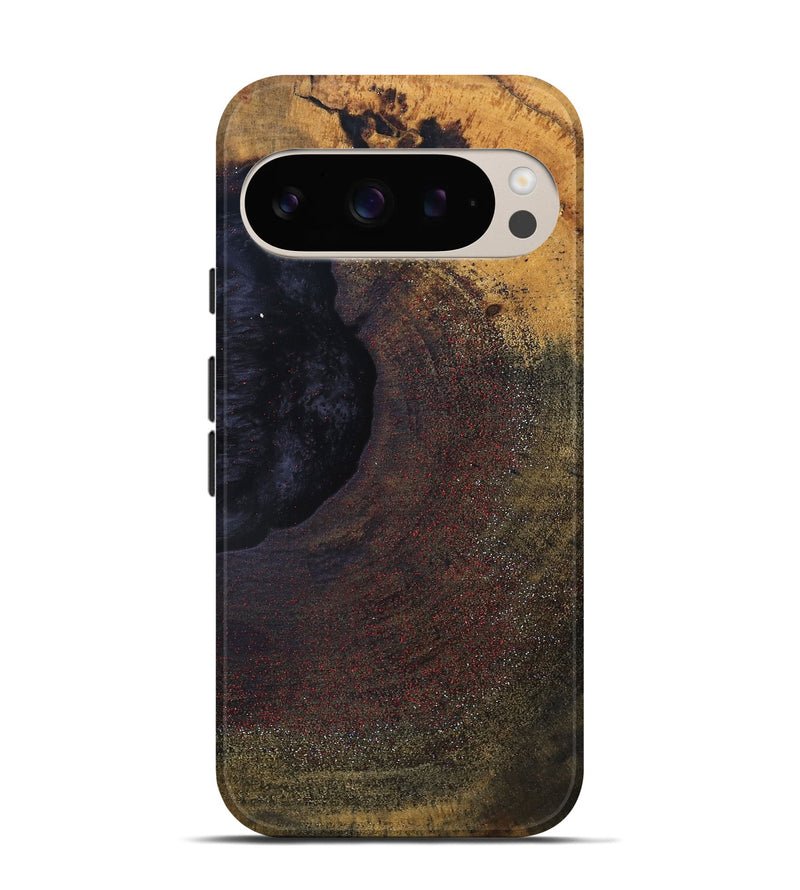 Pixel 9 Pro Wood Live Edge Phone Case - Candice (Solid Wood, 832696)