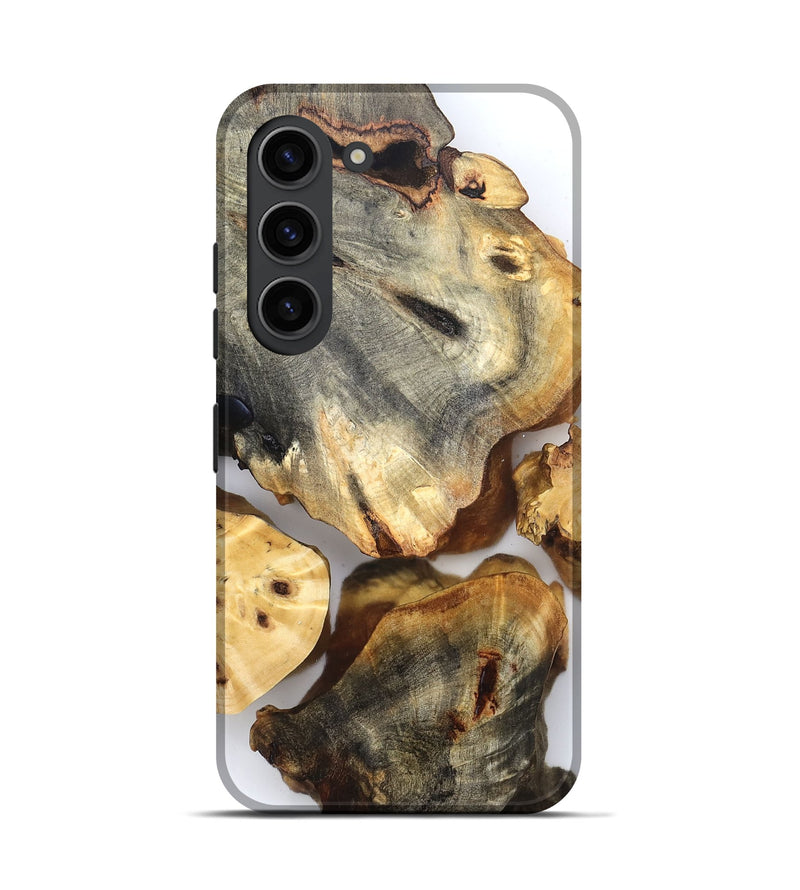 Galaxy S23 Wood Live Edge Phone Case - Sheryl (Clear, 832697)