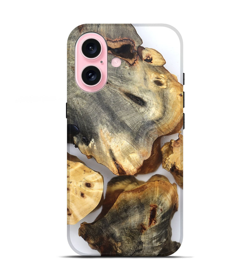 iPhone 17 Wood Live Edge Phone Case - Sheryl (Clear, 832697)