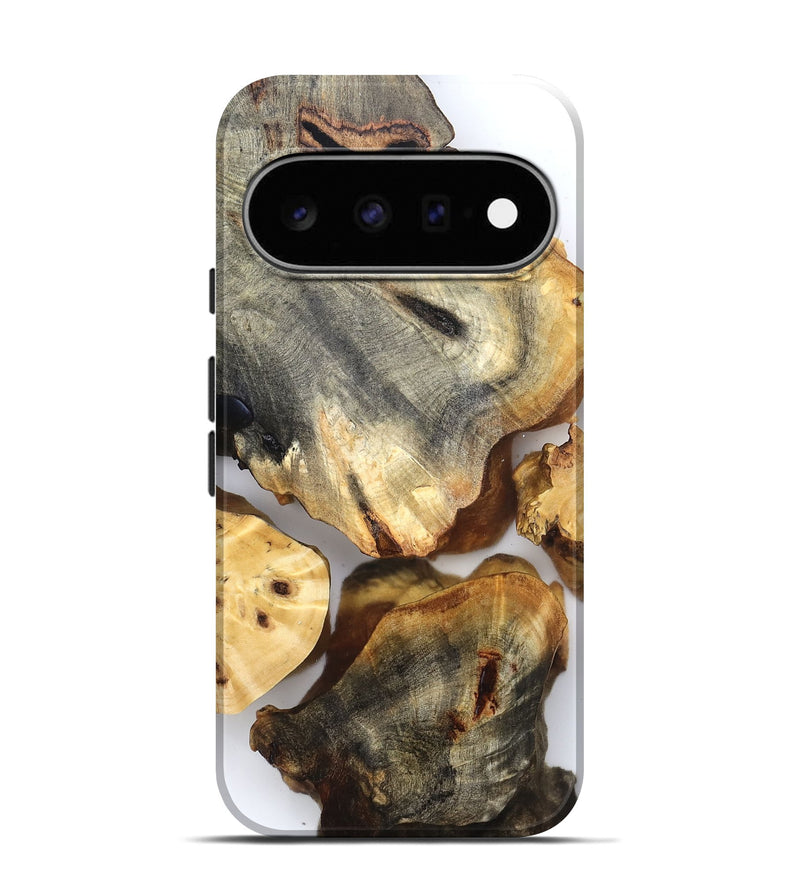 Pixel 11 Pro Wood Live Edge Phone Case - Sheryl (Clear, 832697)