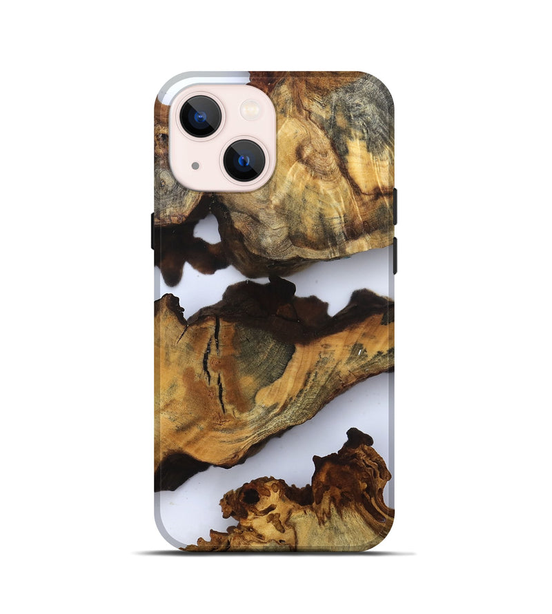 iPhone 13 mini Wood Live Edge Phone Case - Dianna (Clear, 832699)