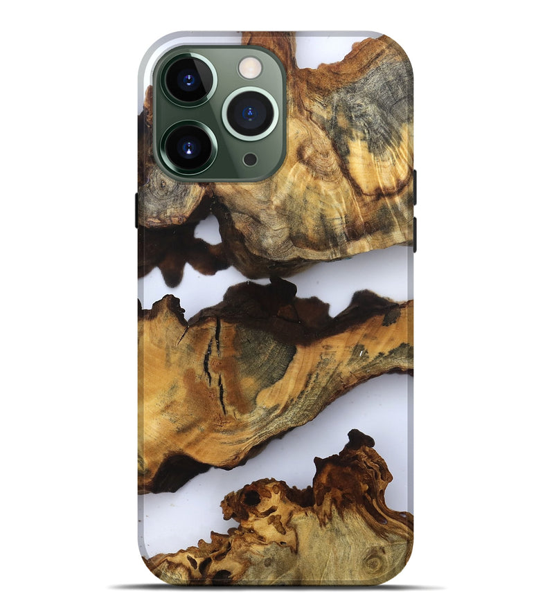 iPhone 13 Pro Max Wood Live Edge Phone Case - Dianna (Clear, 832699)