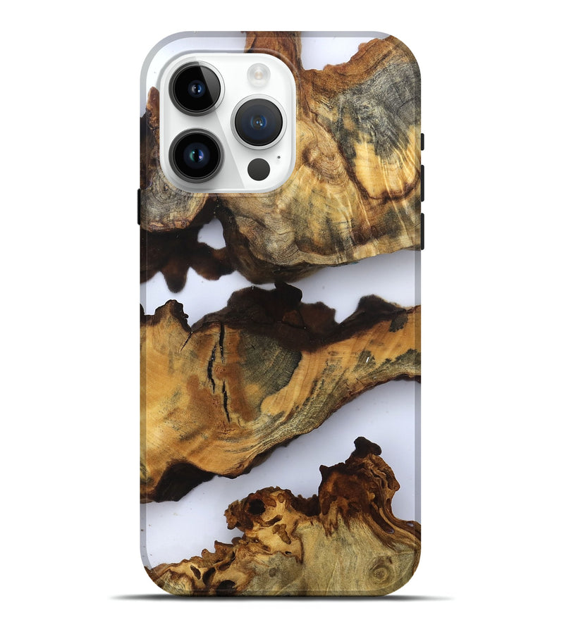 iPhone 15 Pro Max Wood Live Edge Phone Case - Dianna (Clear, 832699)