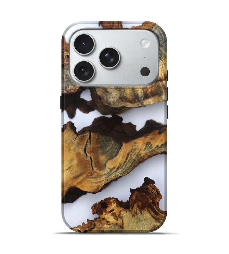iPhone 18 Pro Wood Live Edge Phone Case - Dianna (Clear, 832699)
