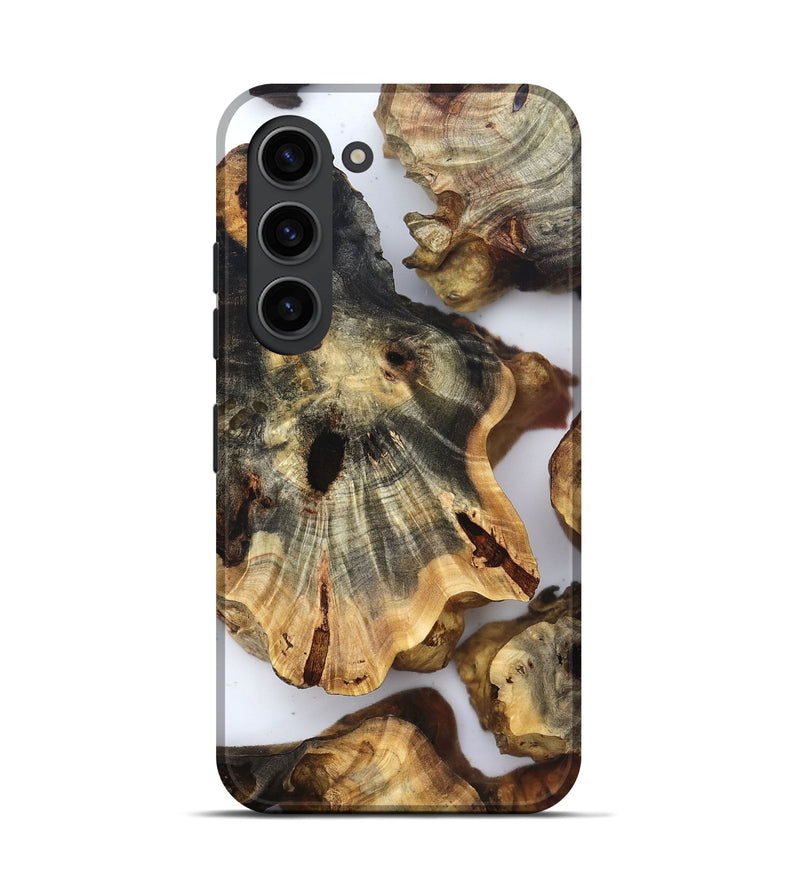 Galaxy S23 Wood Live Edge Phone Case - Ephriam (Clear, 832701)