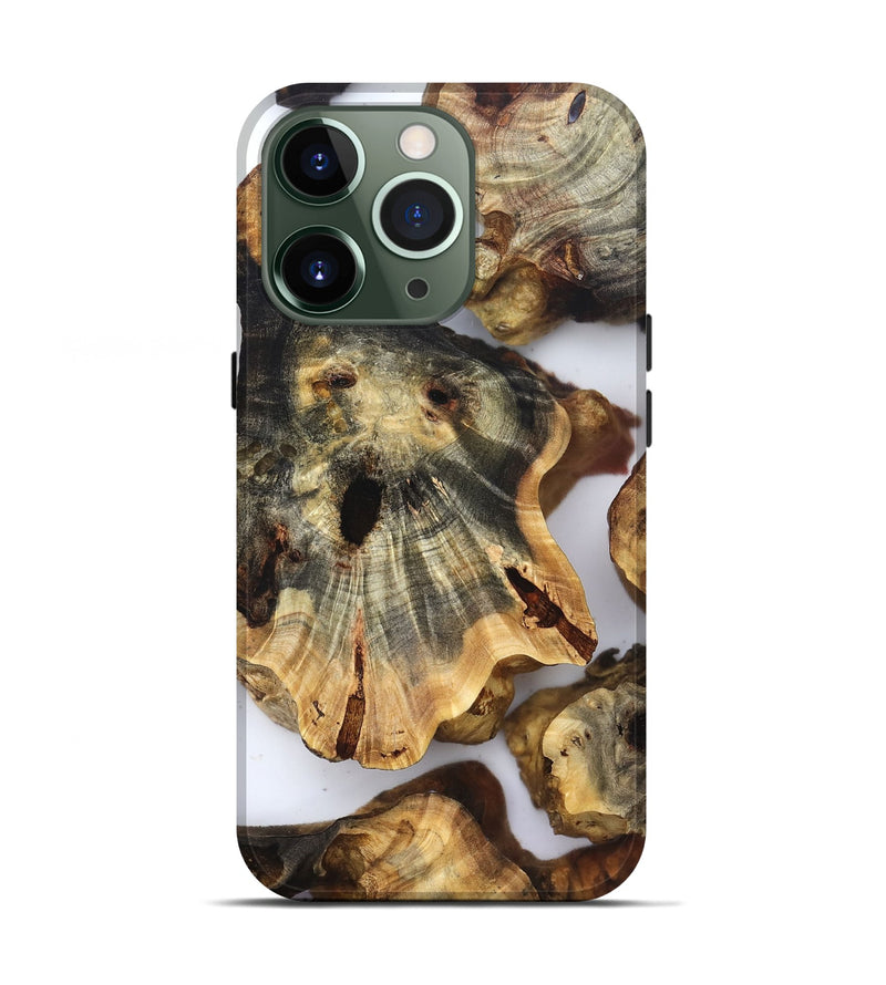 iPhone 13 Pro Wood Live Edge Phone Case - Ephriam (Clear, 832701)
