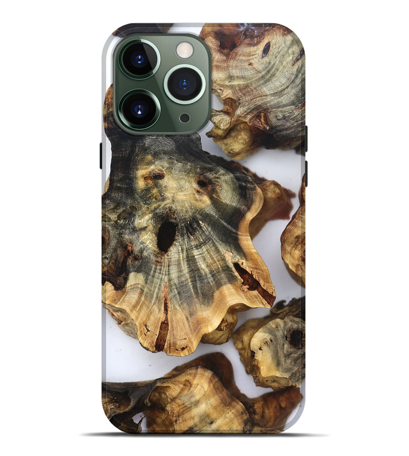 iPhone 13 Pro Max Wood Live Edge Phone Case - Ephriam (Clear, 832701)