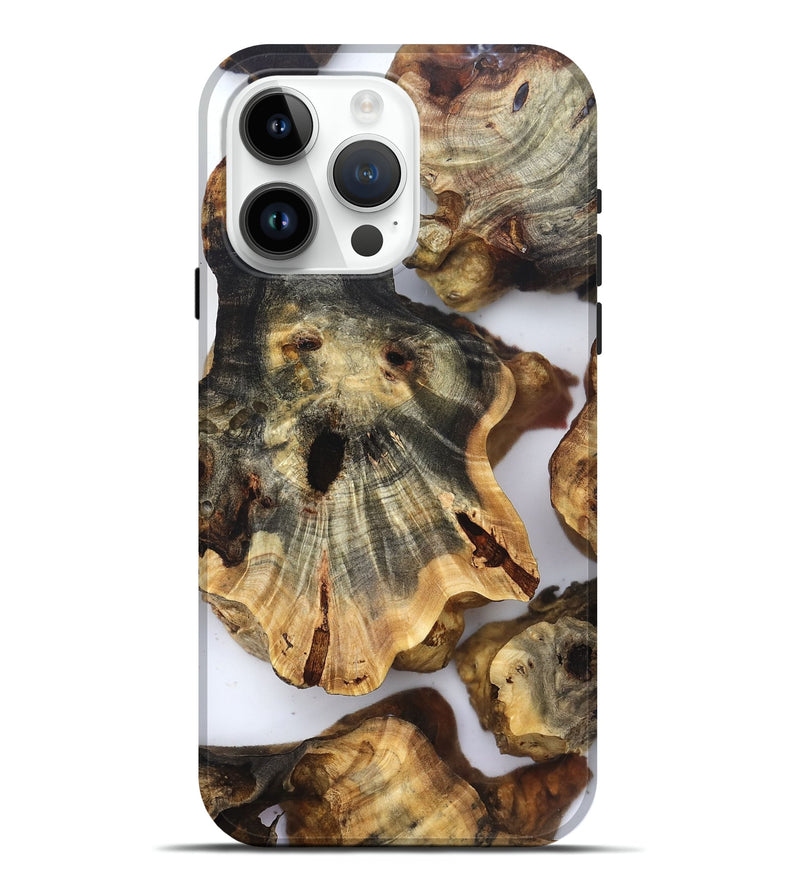 iPhone 15 Pro Max Wood Live Edge Phone Case - Ephriam (Clear, 832701)
