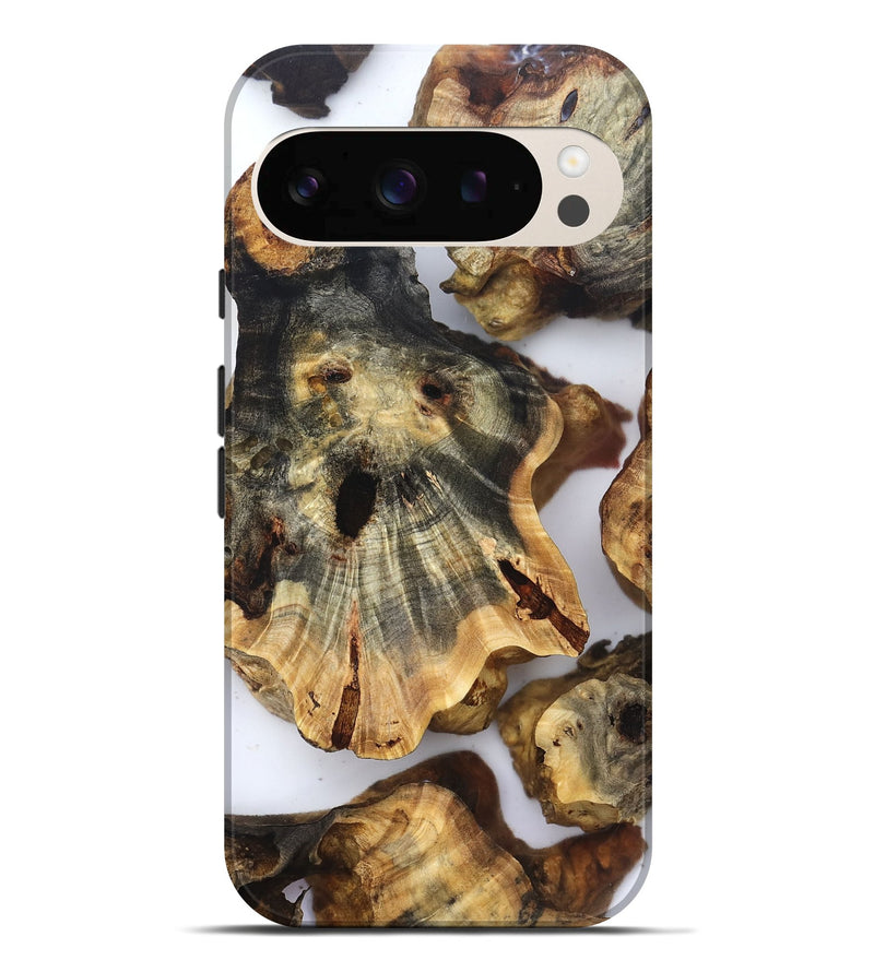 Pixel 10 Pro XL Wood Live Edge Phone Case - Ephriam (Clear, 832701)
