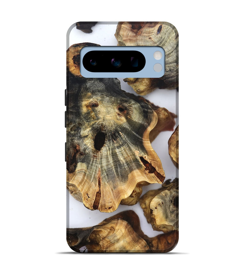 Pixel 8 Pro Wood Live Edge Phone Case - Ephriam (Clear, 832701)
