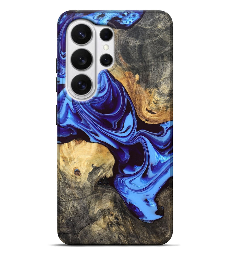 Galaxy S26 Ultra Wood Live Edge Phone Case - Lue (Blue, 832702)