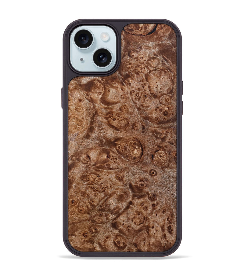 iPhone 15 Plus Wood Phone Case - Stetson (Wood Burl, 832705)