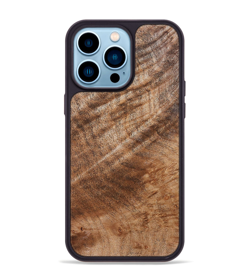 iPhone 14 Pro Max Wood Phone Case - Amy (Wood Burl, 832706)
