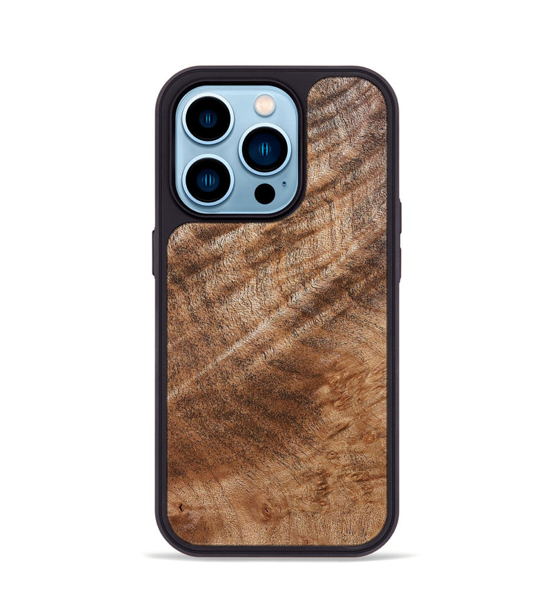 iPhone 14 Pro Wood Phone Case - Amy (Wood Burl, 832706)