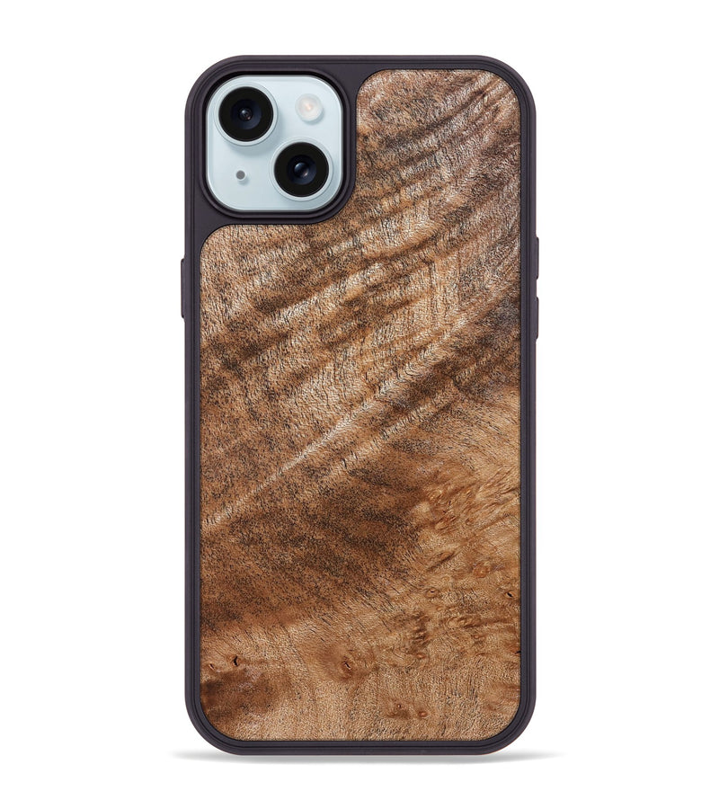 iPhone 15 Plus Wood Phone Case - Amy (Wood Burl, 832706)