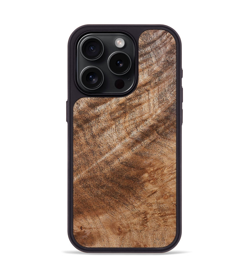 iPhone 15 Pro Wood Phone Case - Amy (Wood Burl, 832706)