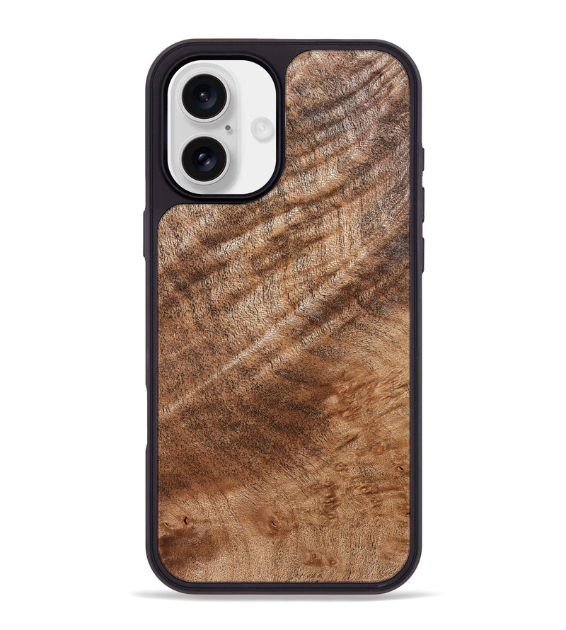 iPhone 16 Plus Wood Phone Case - Amy (Wood Burl, 832706)