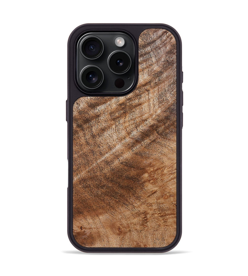 iPhone 16 Pro Wood Phone Case - Amy (Wood Burl, 832706)