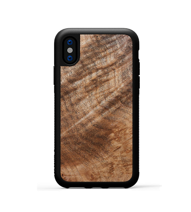 iPhone Xs Wood Phone Case - Amy (Wood Burl, 832706)