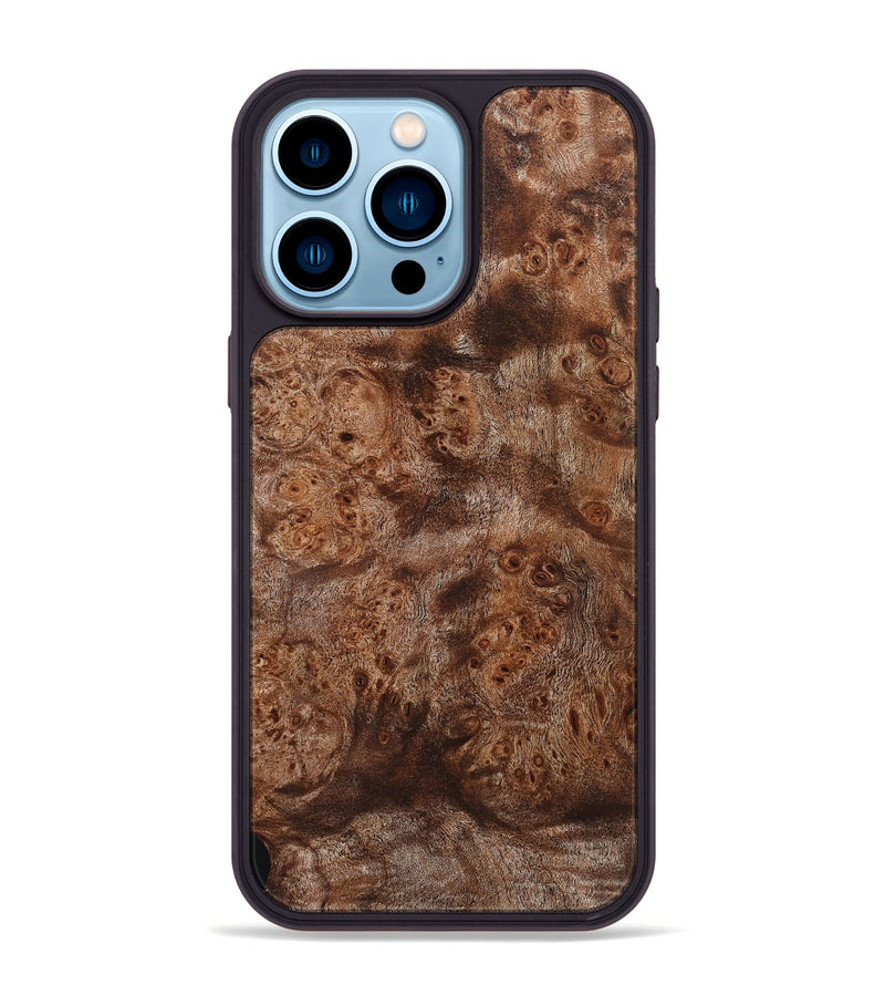 iPhone 14 Pro Max Wood Phone Case - Xiomara (Wood Burl, 832707)