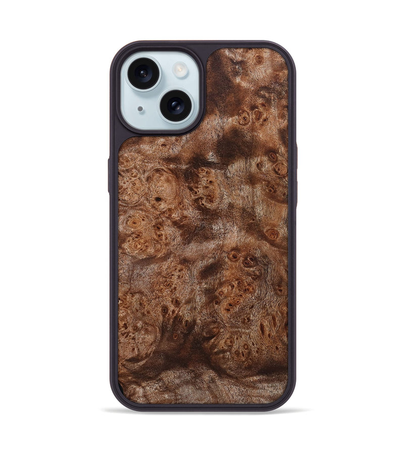iPhone 15 Wood Phone Case - Xiomara (Wood Burl, 832707)