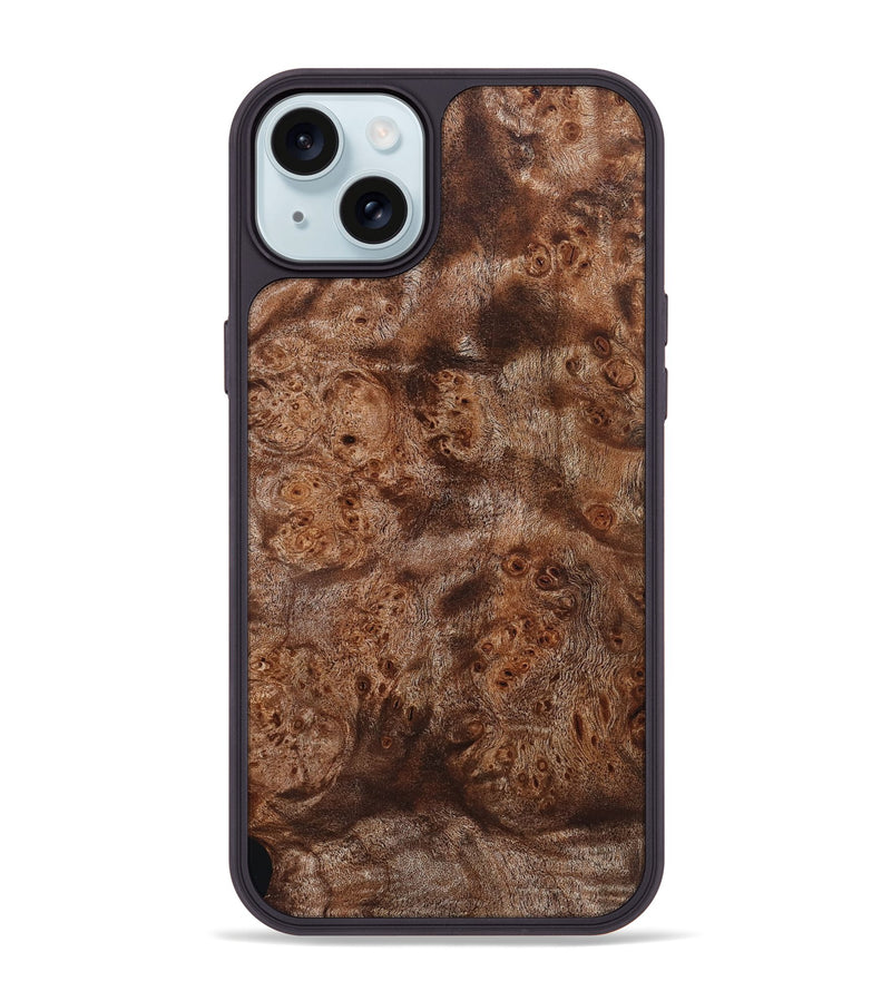 iPhone 15 Plus Wood Phone Case - Xiomara (Wood Burl, 832707)