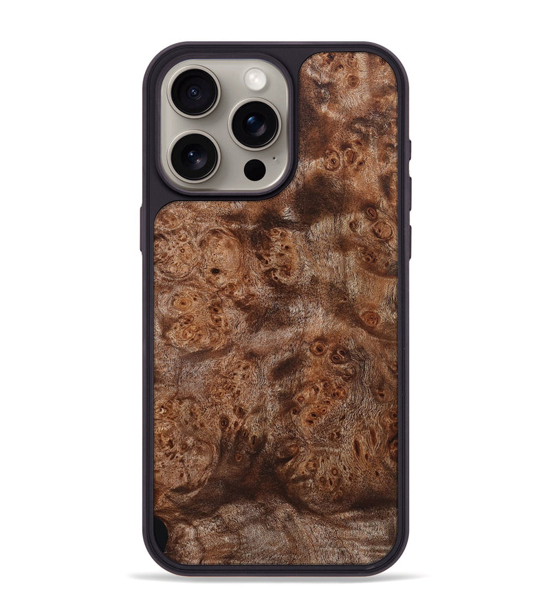 iPhone 15 Pro Max Wood Phone Case - Xiomara (Wood Burl, 832707)