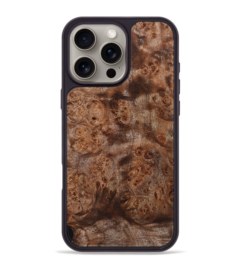 iPhone 16 Pro Max Wood Phone Case - Xiomara (Wood Burl, 832707)
