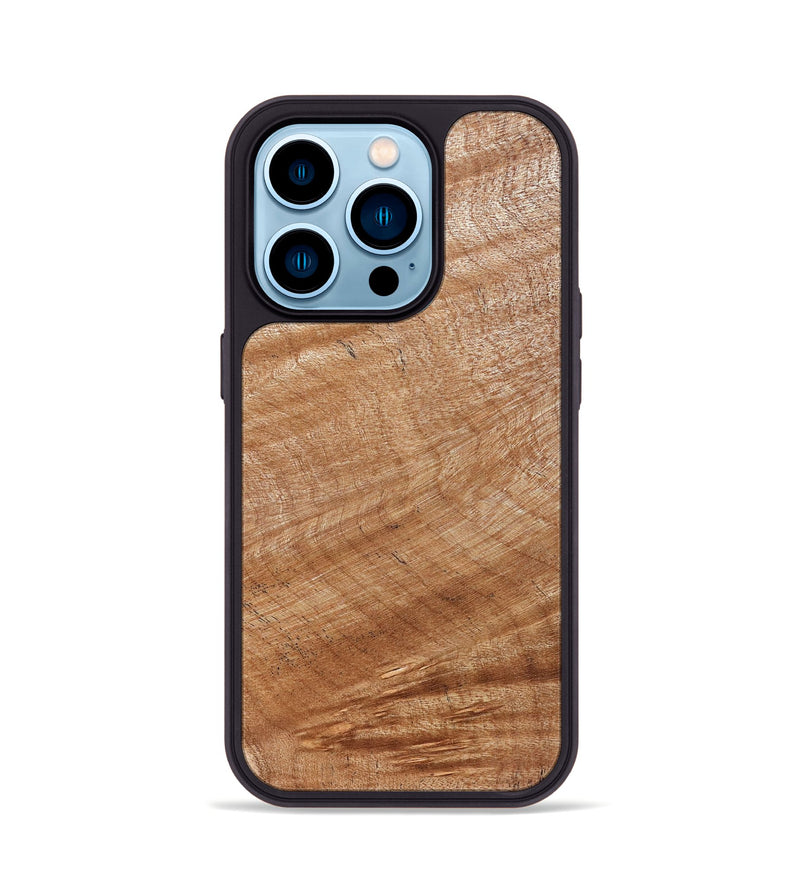 iPhone 14 Pro Wood Phone Case - Cohen (Wood Burl, 832708)