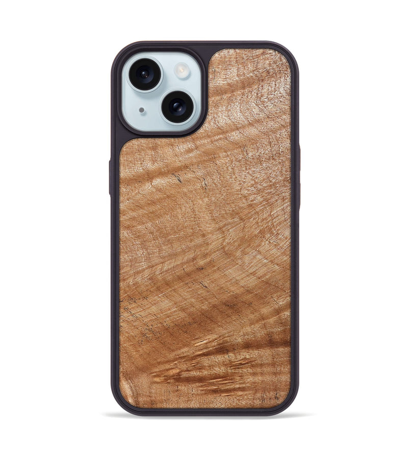 iPhone 15 Wood Phone Case - Cohen (Wood Burl, 832708)
