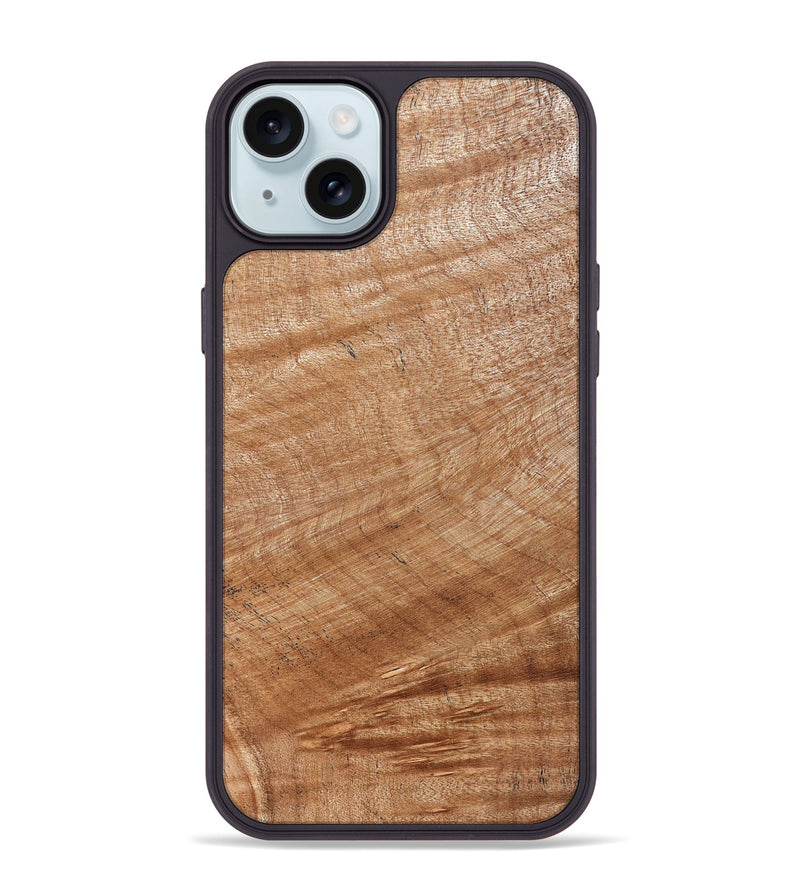 iPhone 15 Plus Wood Phone Case - Cohen (Wood Burl, 832708)